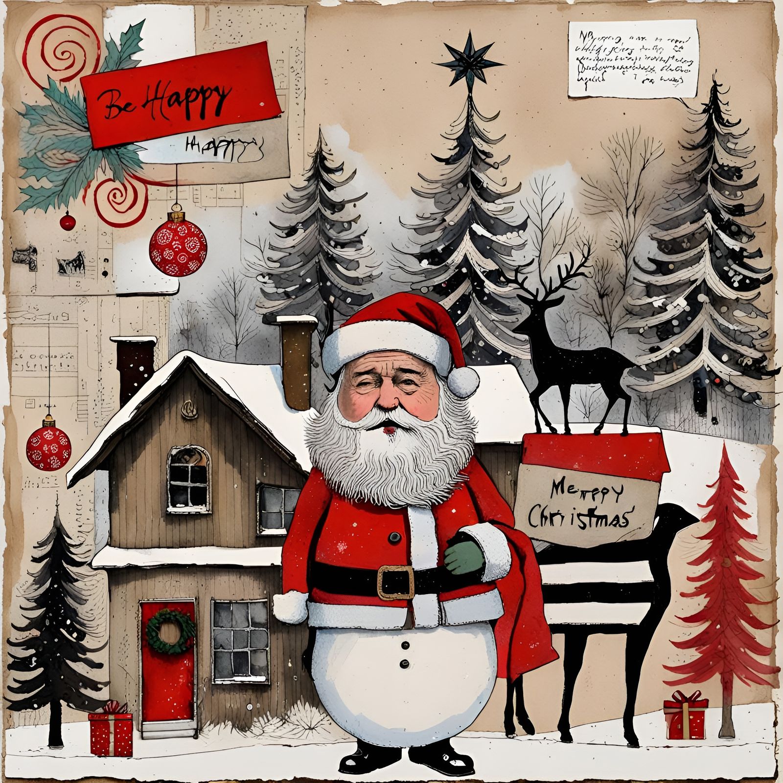 Snowman in Disguise ☃️🎅--- 𝓑𝓮 𝓗𝓪𝓹𝓹𝔂