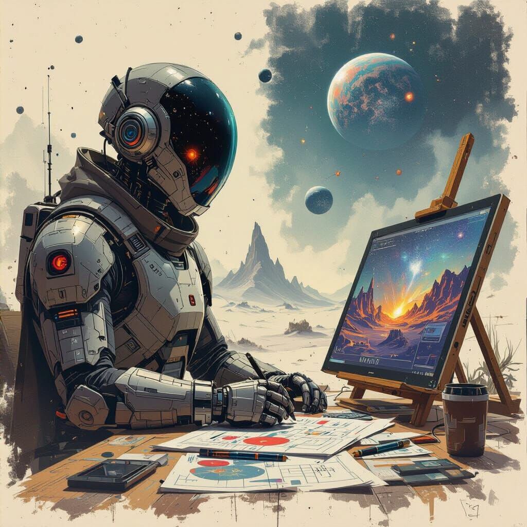 Class 7 Space Uniform with Starry Background