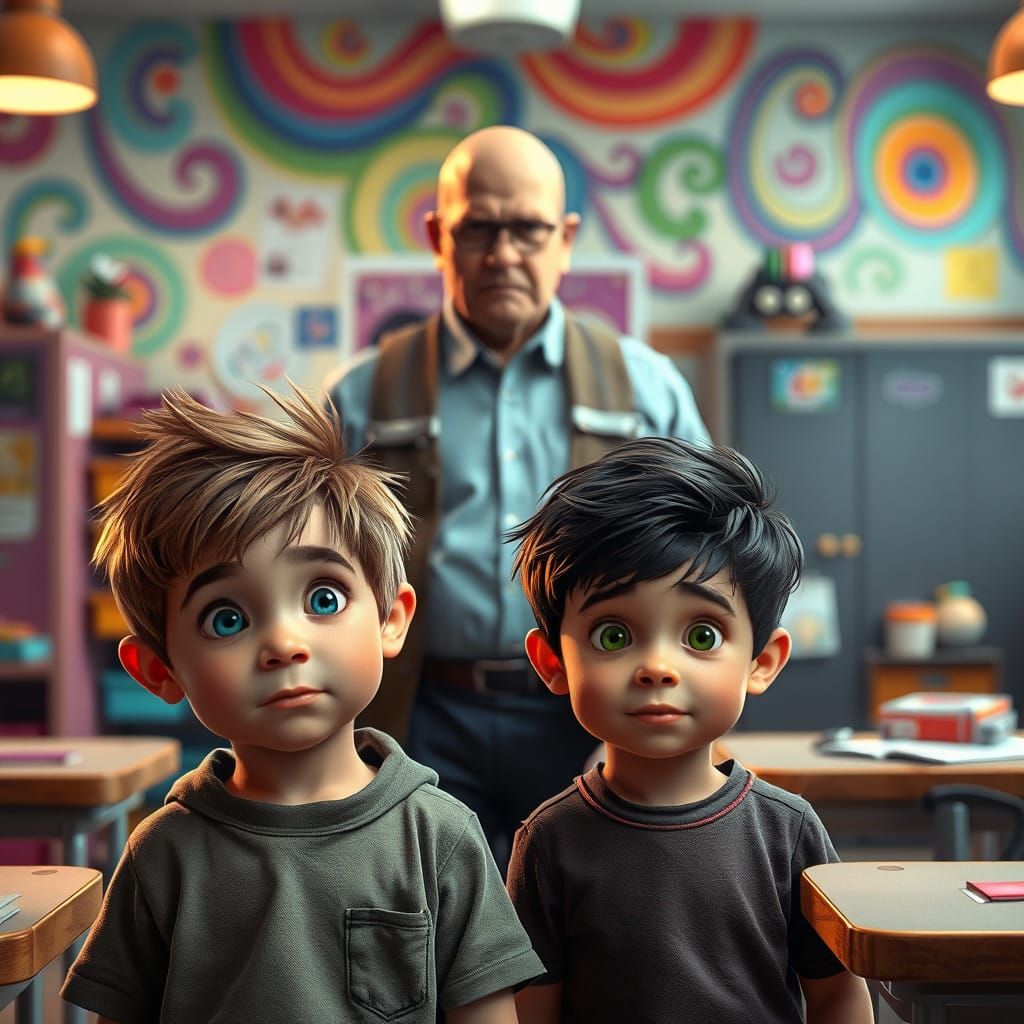 Mischief in Wonderland: Two Kindergarten Pranksters Face Coa...