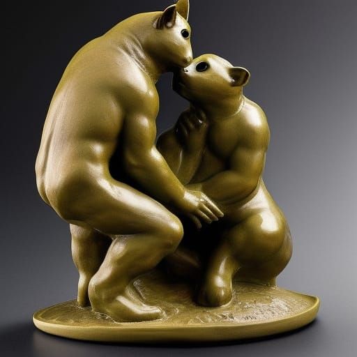 Wombat's Baghdad Journey: Ceramic Sculpture