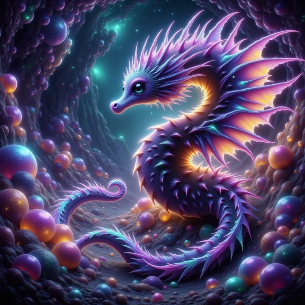 Cosmic Dragon Nebula in Luminous Robes