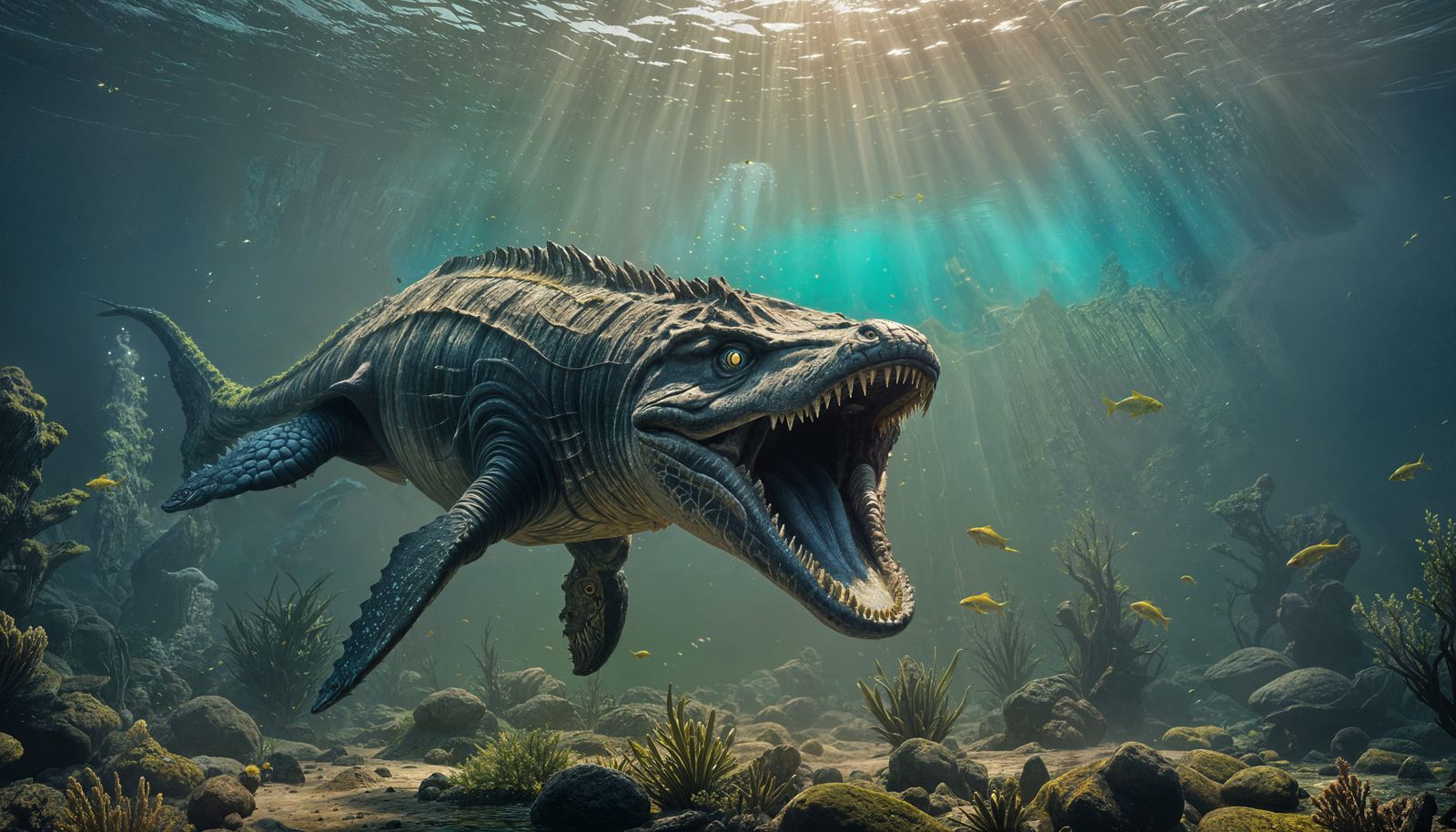 Mosasaur, terror of the Cretaceous seas