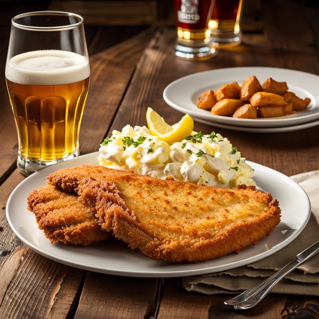 Classic Wiener Schnitzel with Beer, 8K