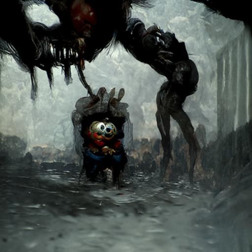 Five Nights at Freddy's Horror in Doré Style