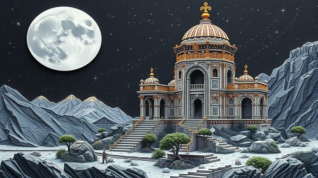 Ancient Lunar Wonders Unveiled in Hypermaximalist Masterpiec...