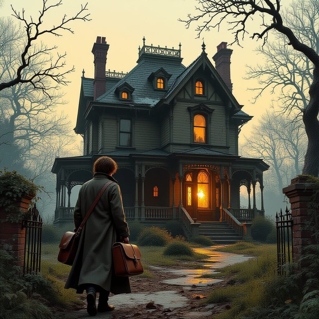 Traveler Shelters in Crumbling Victorian Mansion