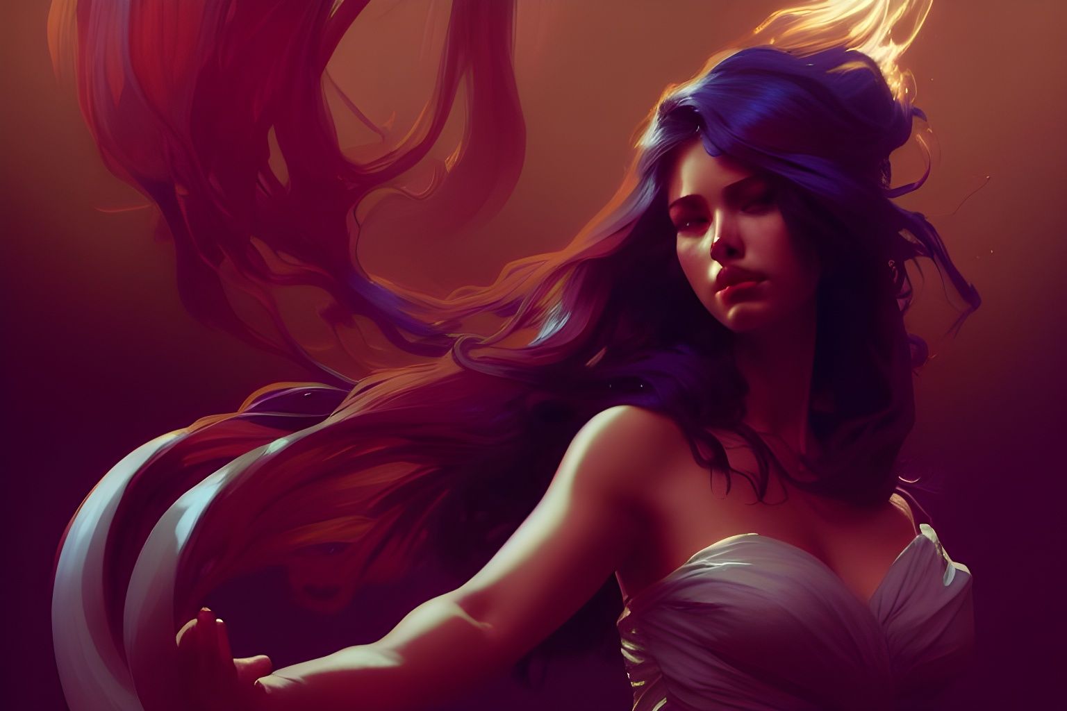 Hyperdetailed Portrait with Dynamic Lighting