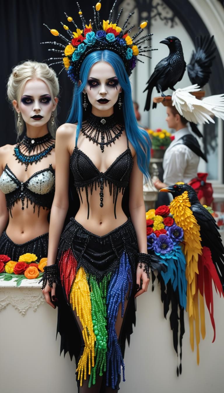 Most beautiful attractive Gothic made completely out of roll...