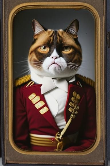 cats in military uniform #4