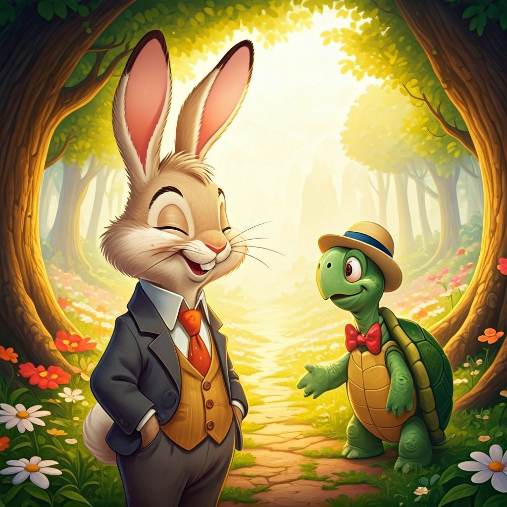 Br'er Rabbit's Joyful Landscape, Miyazaki-esque