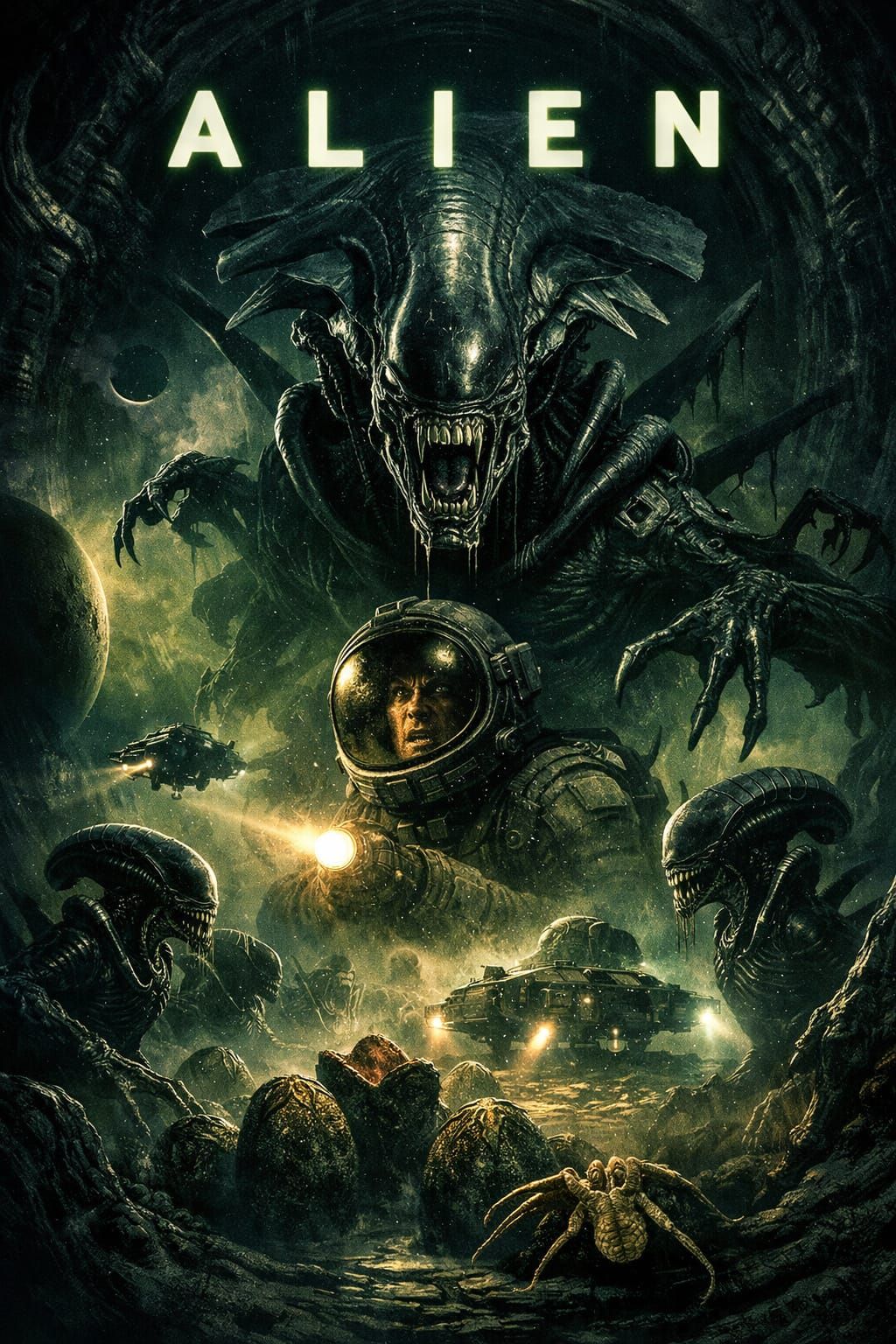 Alien Franchise Key Art Generated by AI