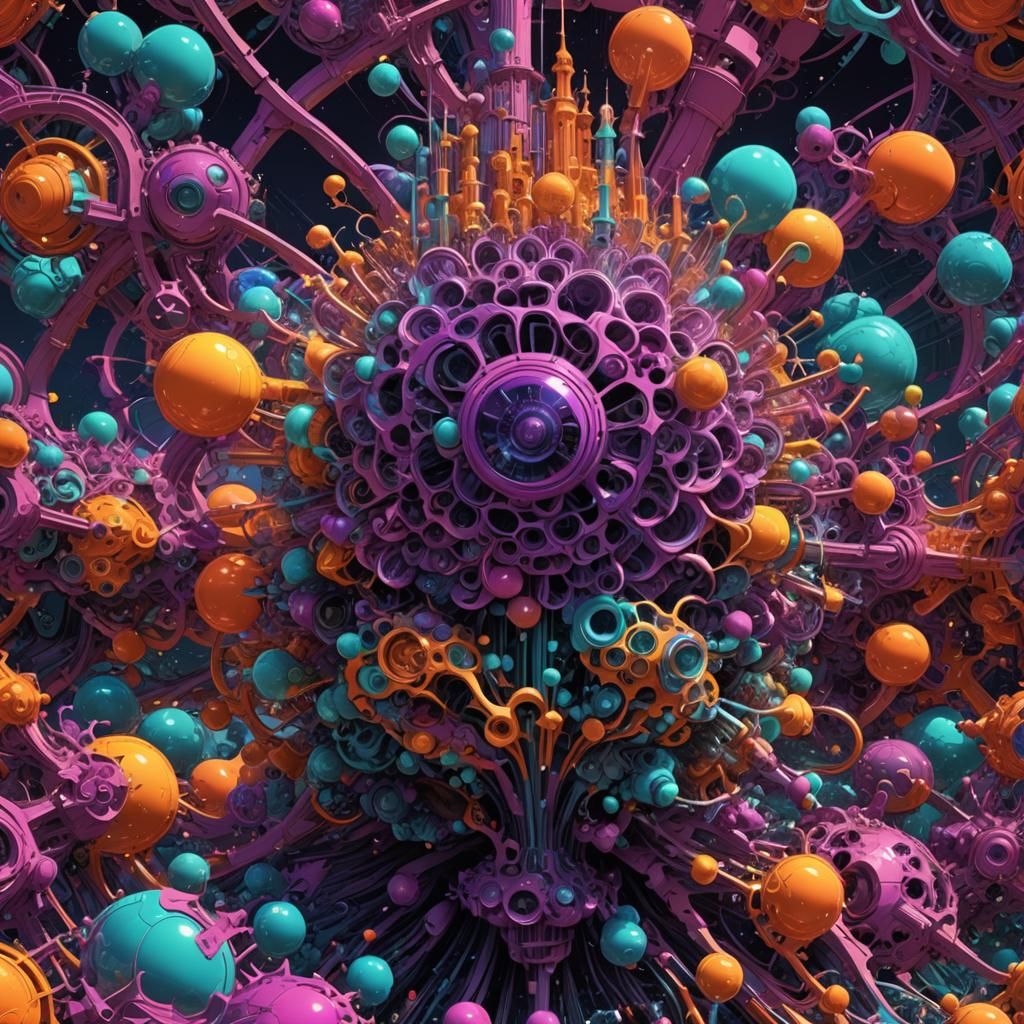 Imagination and Love: Digital Art in Synthwave Style