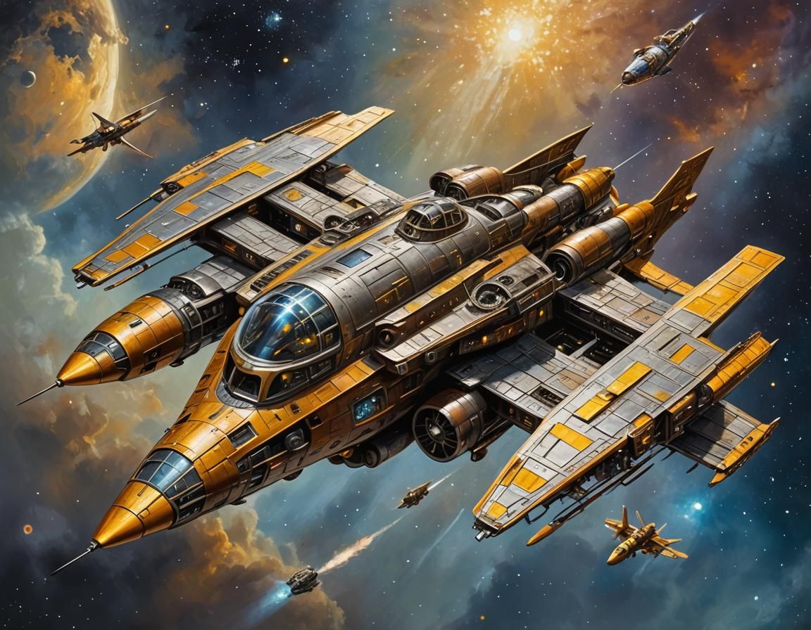 Serenity Spaceship Emerges from Deep Space