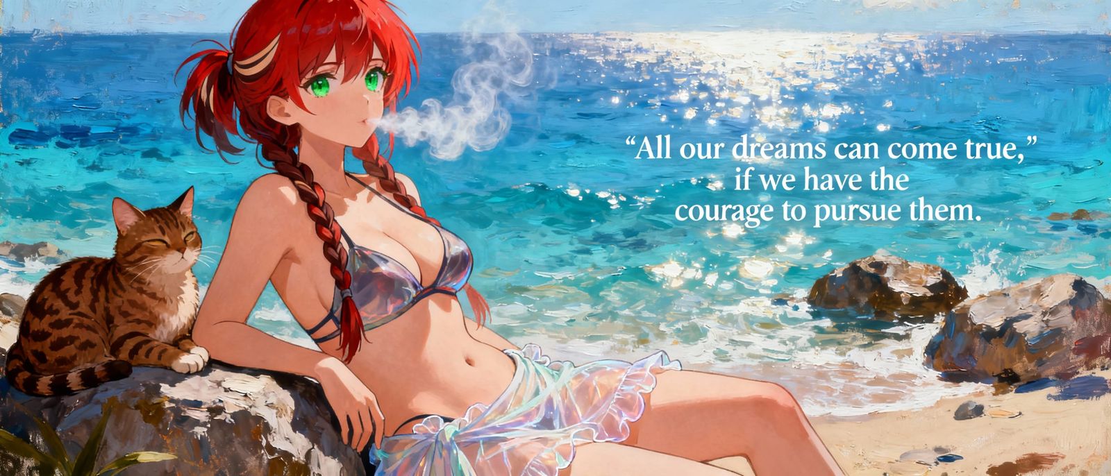 Fantasy Anime Cat Girl by Cerulean Sea