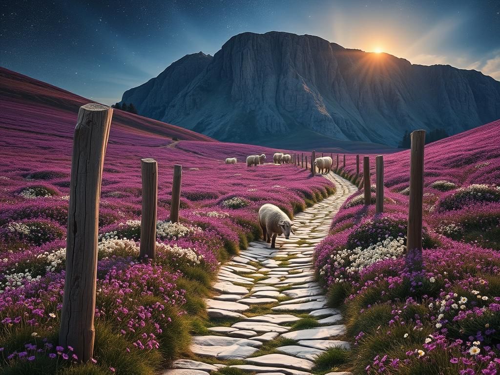 Dreamlike Meadows of the Hochrhön Unfold in Lavender and Cre...