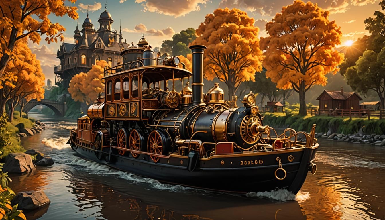 Picture yourself on a boat on a river
With tangerine trees and marmalade skies