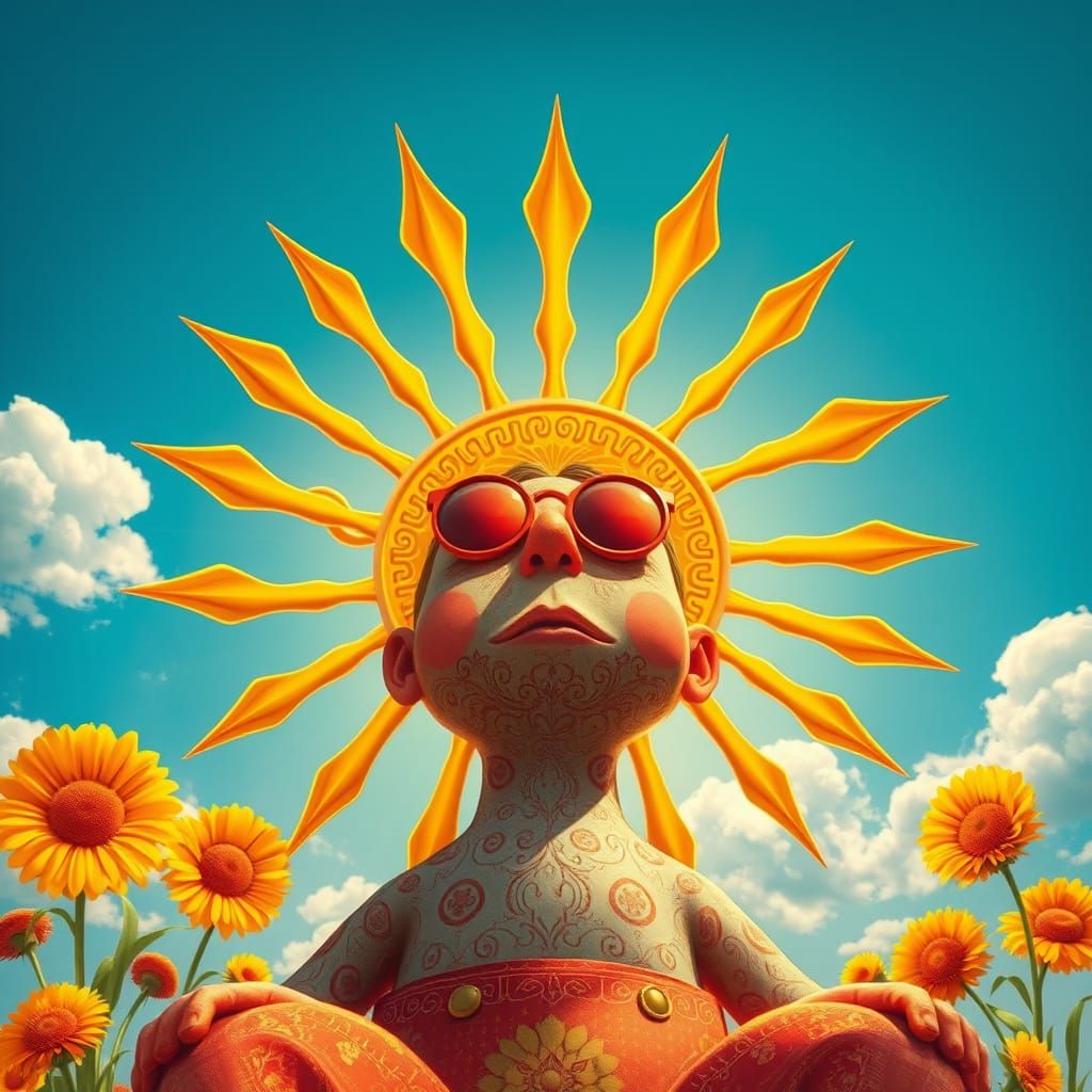 Wes Anderson-Inspired Whimsy in Warm Golden Light