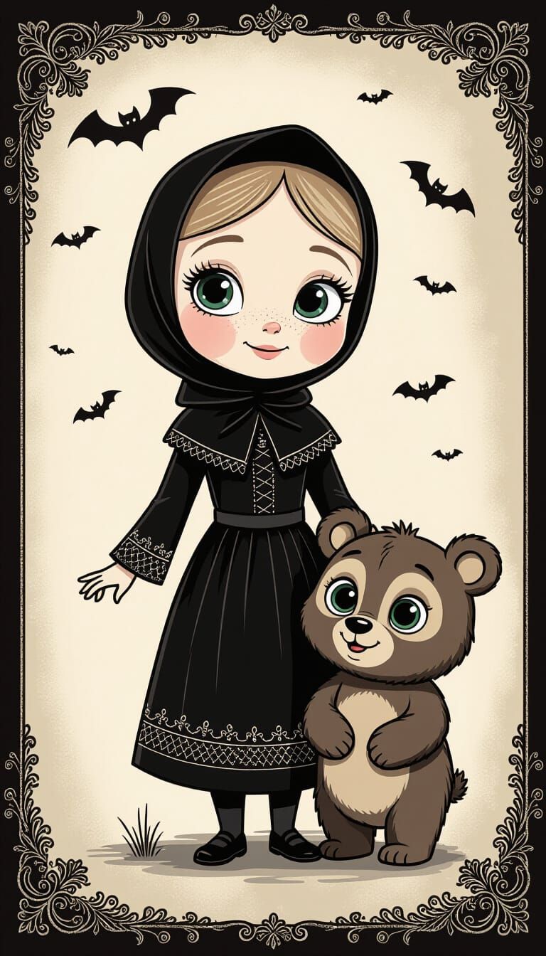 Gothic Masha & the bear