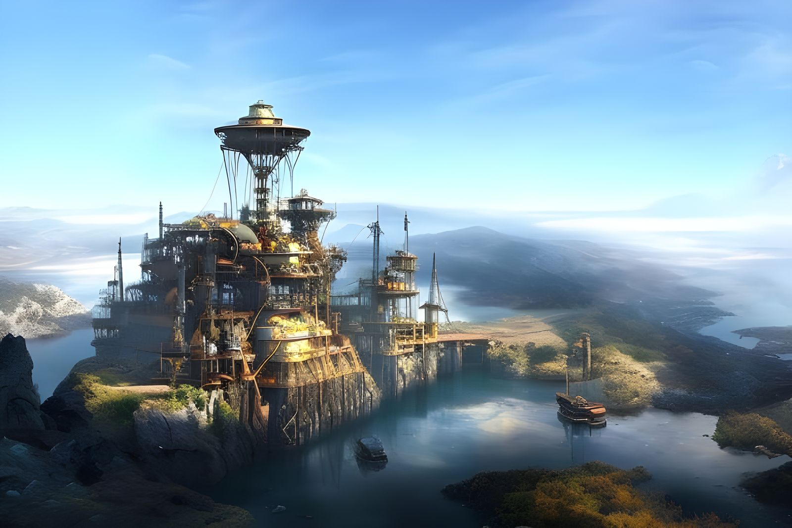 Deconstruction of Human Brain in Industrial Style