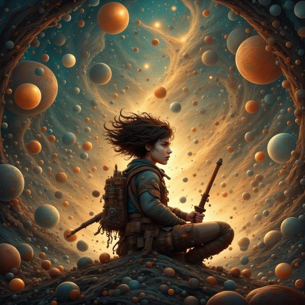 Ooze-Like Nunchucks Dripping Stardust