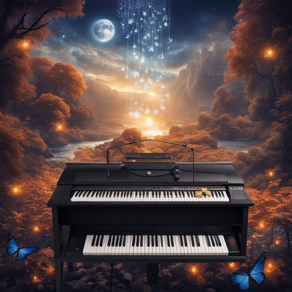 Magical Keyboard Chords in Detailed Image