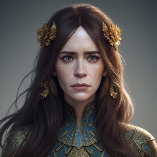 Hyperrealistic Portrait of a Beautiful Young Woman