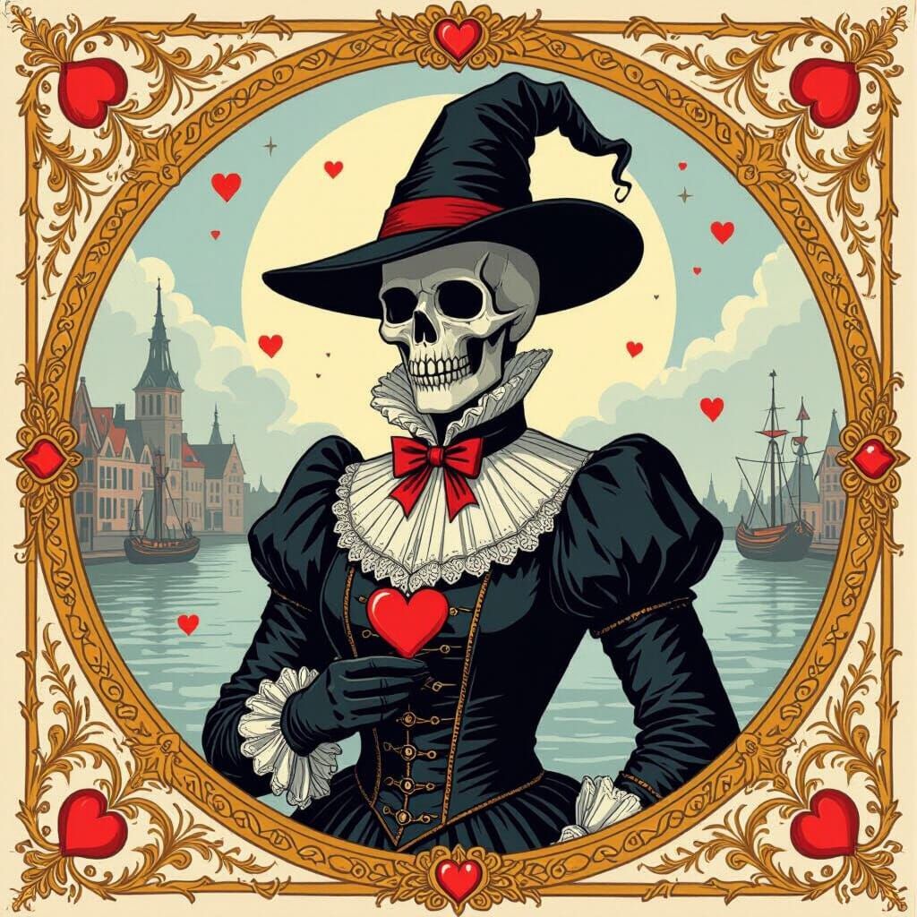 Grimdark Valentine's Curse as Dutch Golden Age Painting