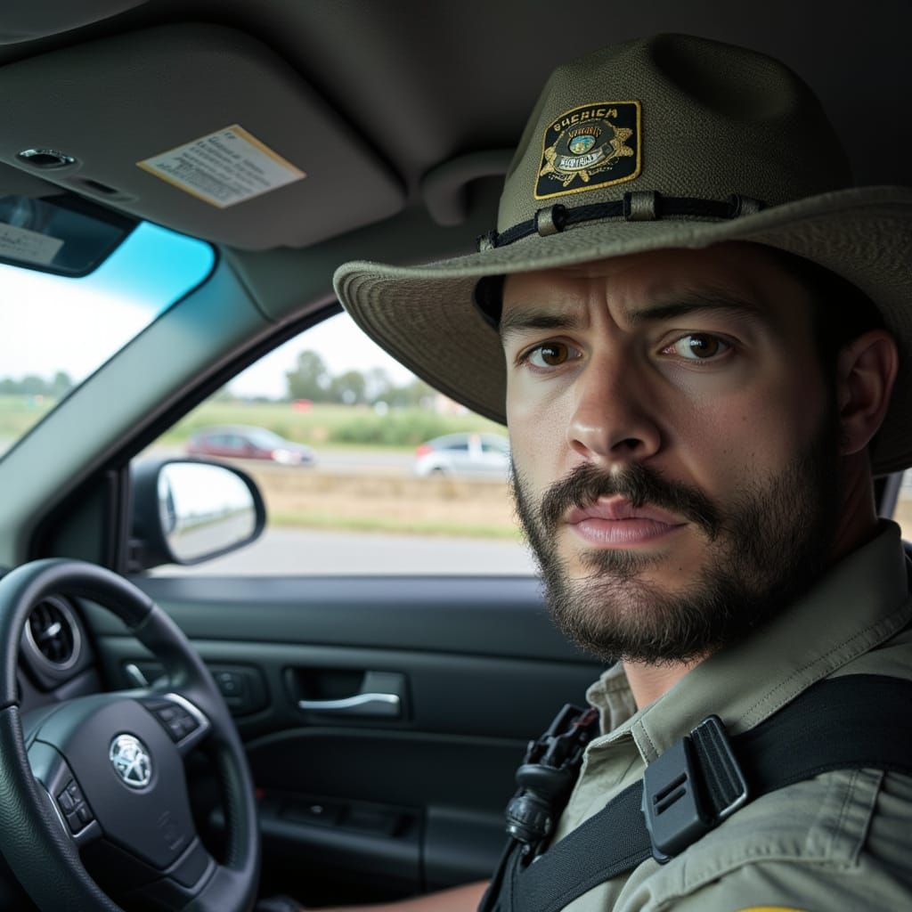 Louisiana Deputy Sheriff in Cinematic Portrait