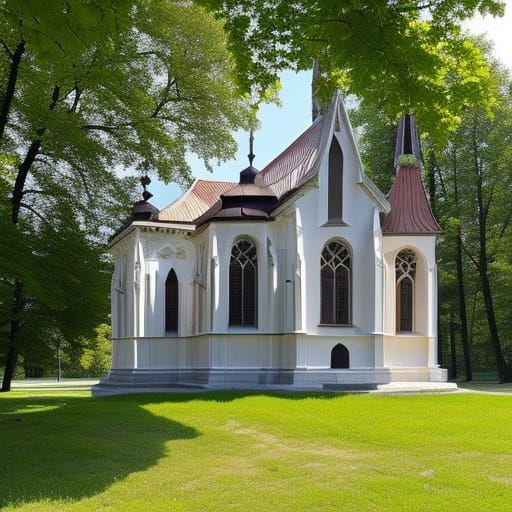 Keningsberg Gothic Cathedral on Kant Island
