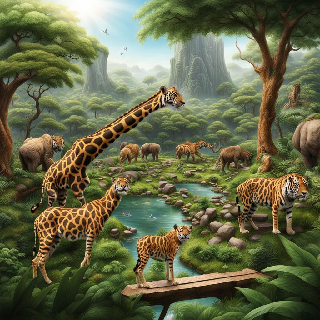 Breathtaking Wildlife Park: A Detailed Picture