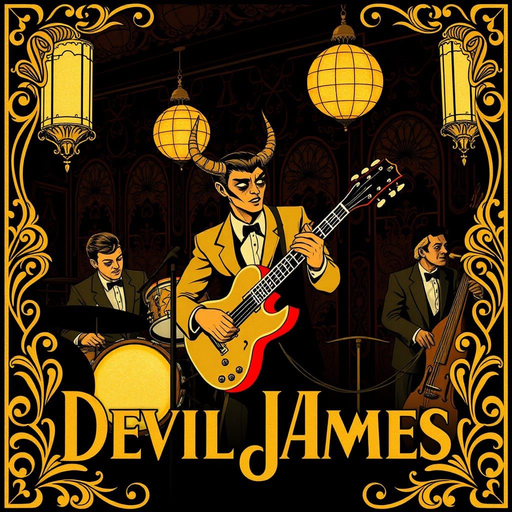 Devil-James Band: Art Deco Jazz Club Performance
