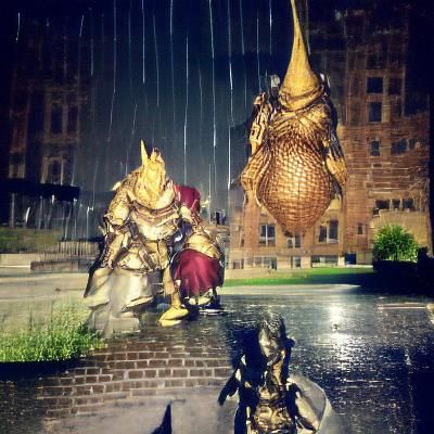 Ornstein and Smough in the Rain