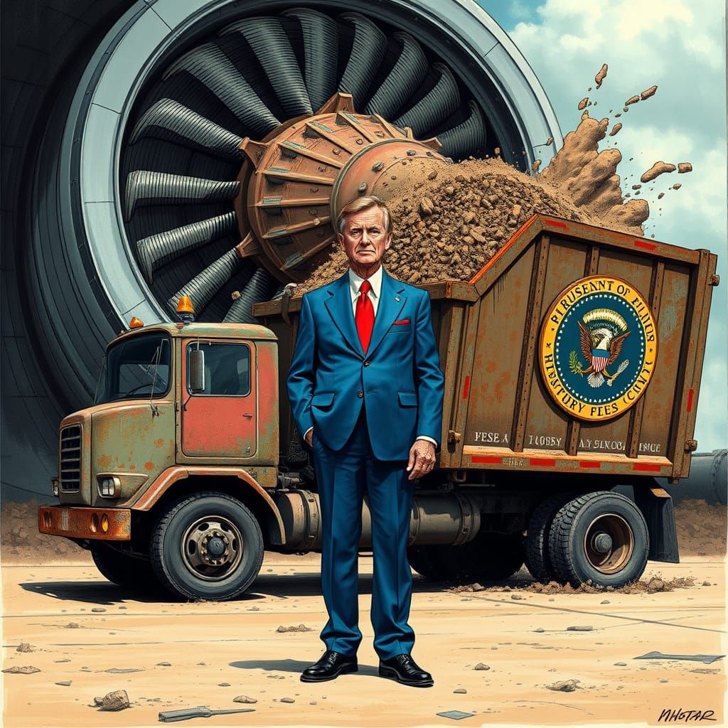 Biomechanical Doom Unfolds as Waste Meets Turbine