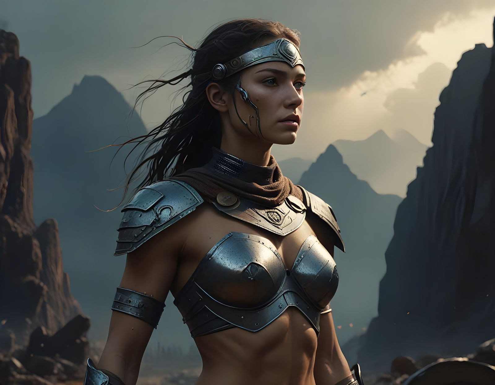 Goddess of War in Ancient Battle