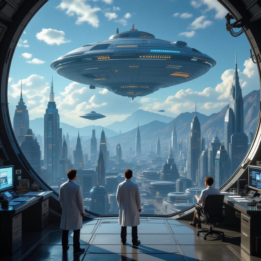 Futuristic Science Fiction Home