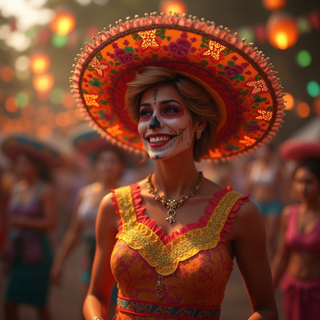 Princess Diana's Joyful Day of the Dead Celebration