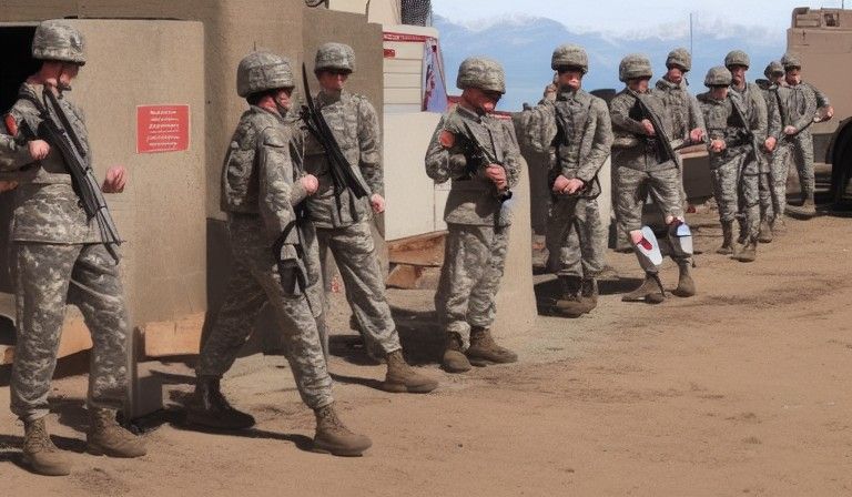 Soldiers in Formation