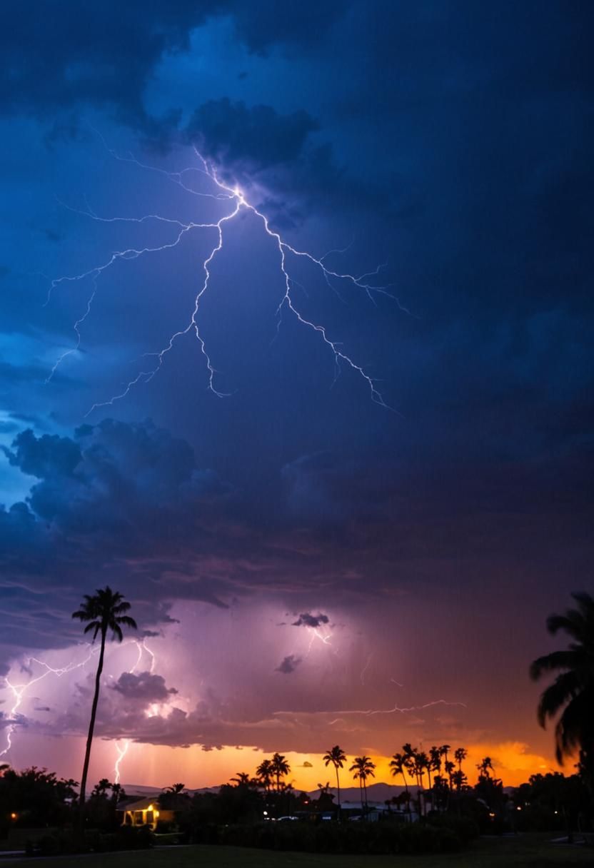 Monsoon storm