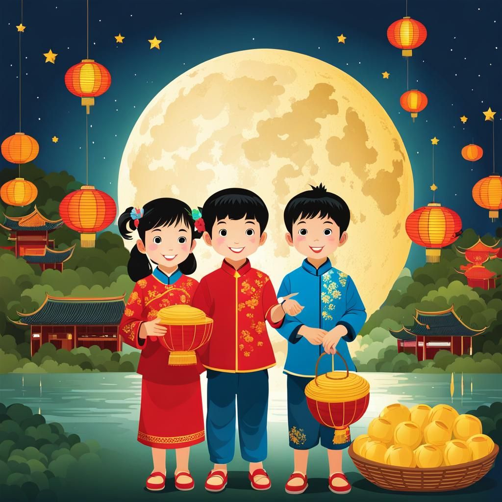Mid-Autumn Festival with Vietnamese Children