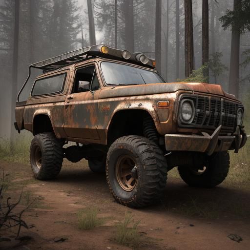 Apocalyptic 1975 K5 Blazer Chase Scene