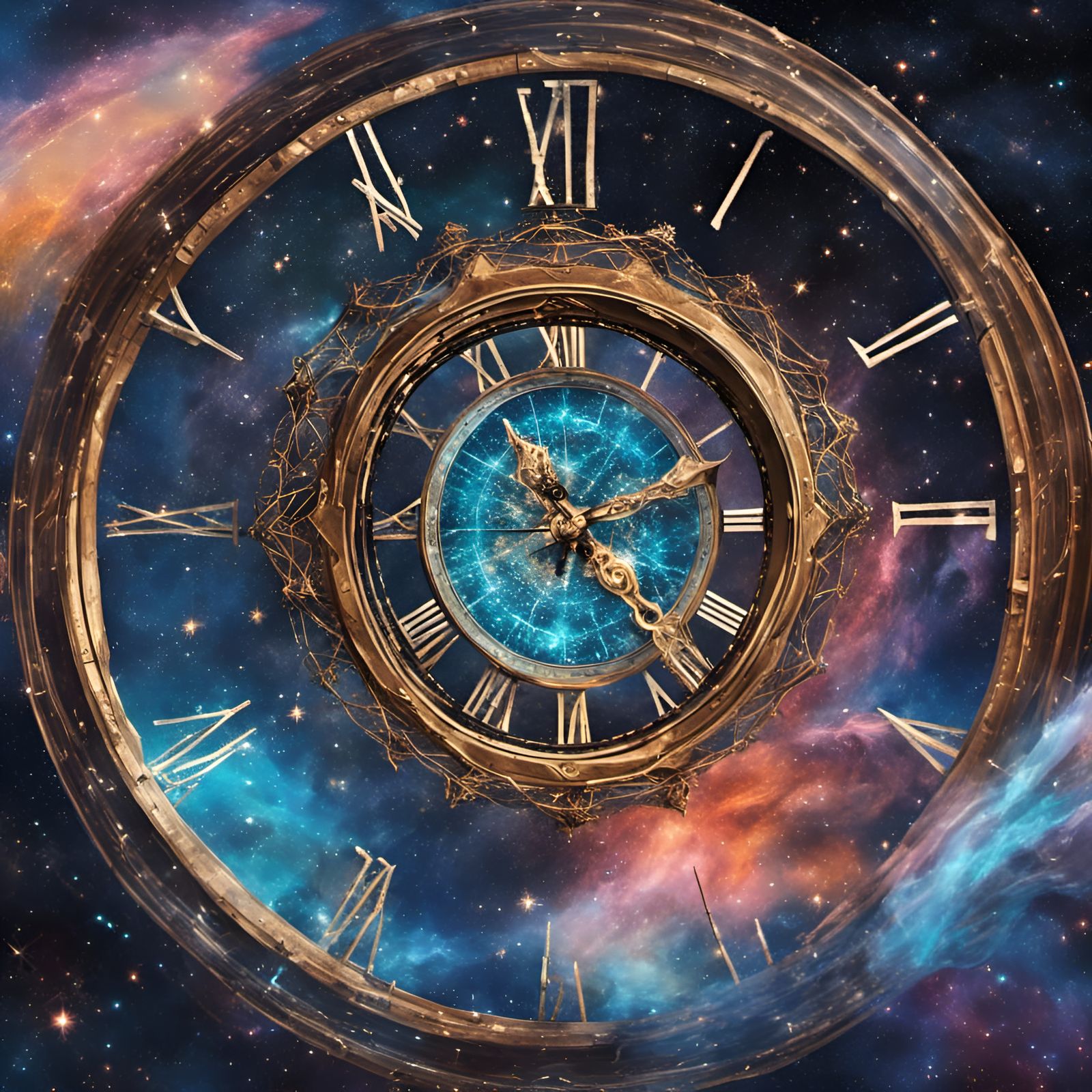 the clock of space