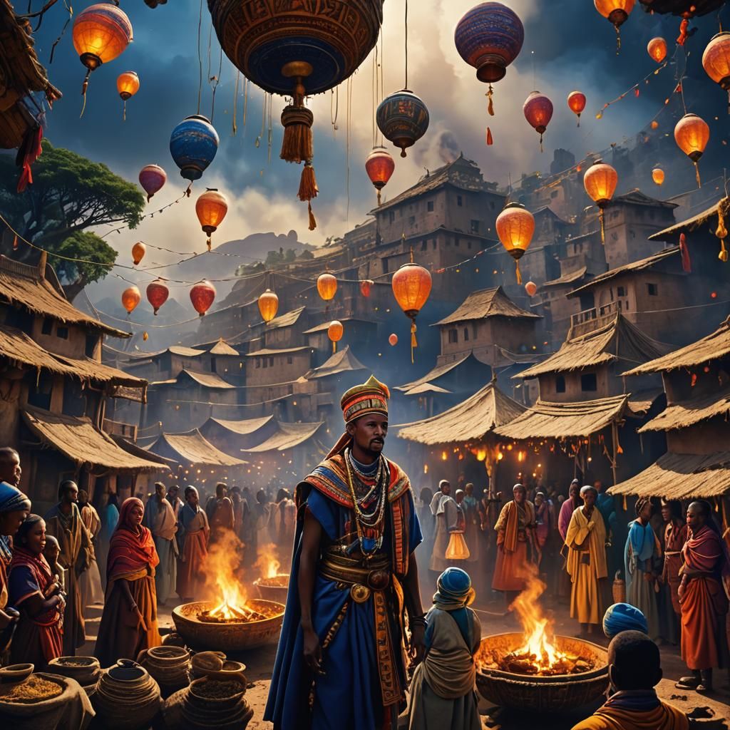 Mystical Ashenda Celebration in Ethiopian Village