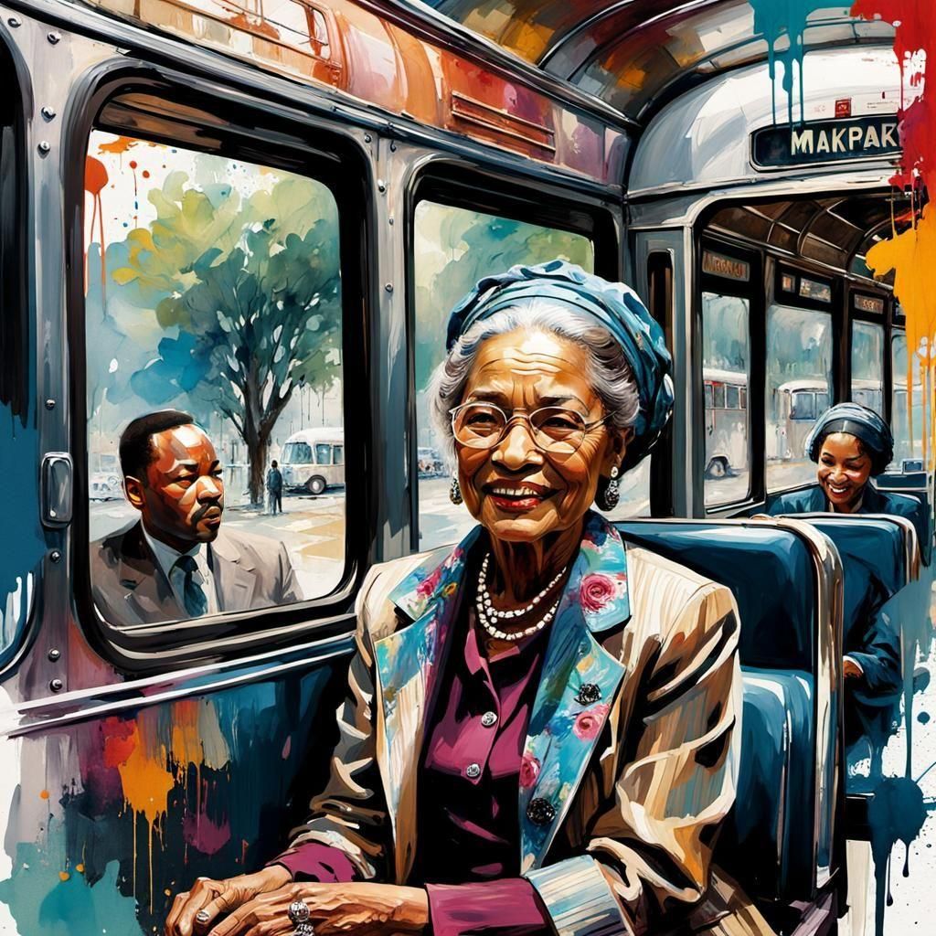 Rosa Parks & Martin Luther King