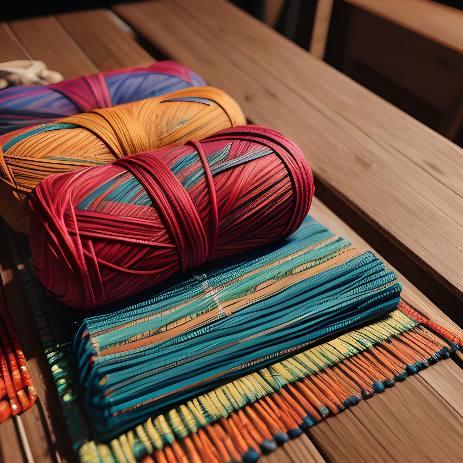 Ancient Darning Loom for Mending Clothes