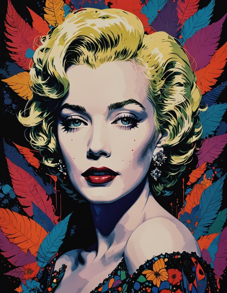 Fantasy Portrait in Harry Clarke Style