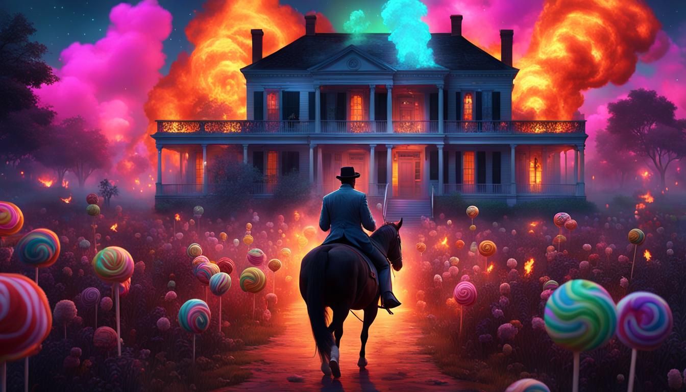 Burning Plantation Escape: A Dark Fantasy