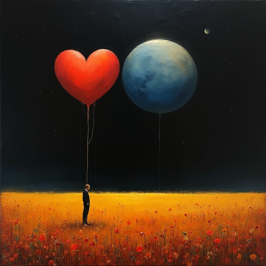 Bold Landscape in Cyberpunk Style on Lunar Surface