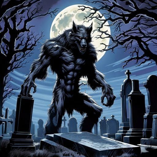 Classic Werewolf by Night Illustration