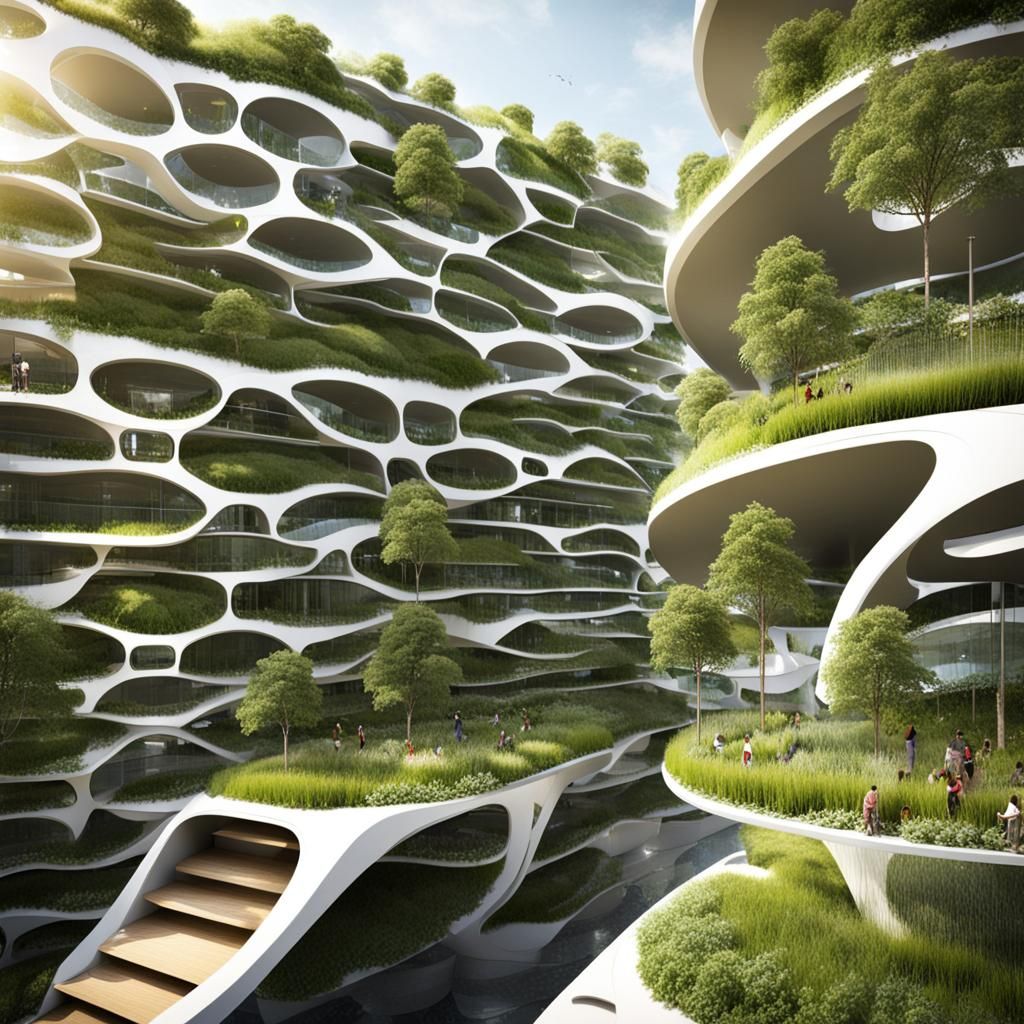Biomimetic Hanging Gardens in Sustainable City