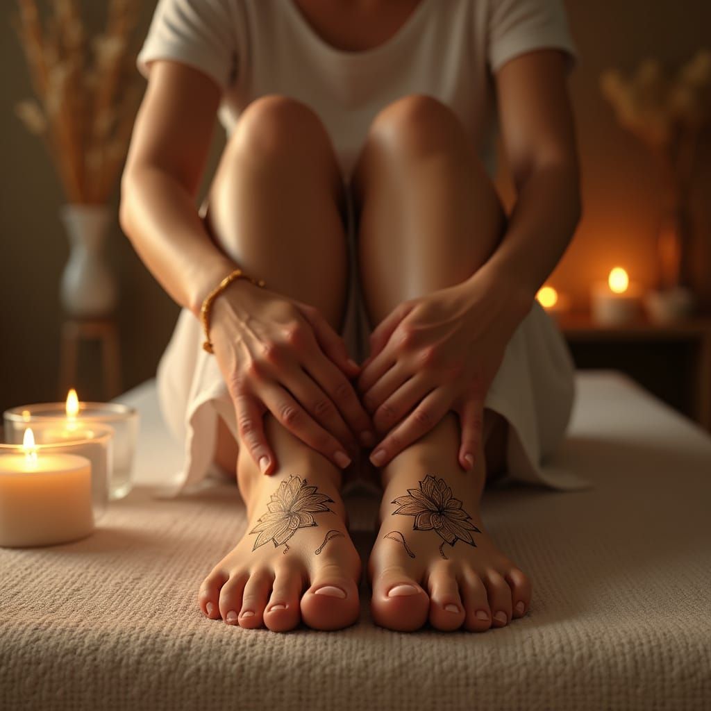 Wellness Studio: Foot Massage in Bohemian Style